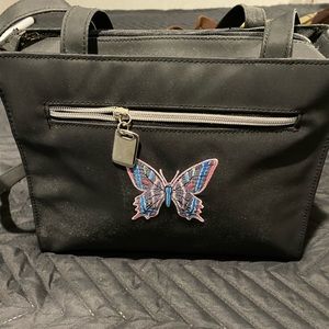 Vintage Legent Coated Fabric Shoulder Bag VGUC 😊